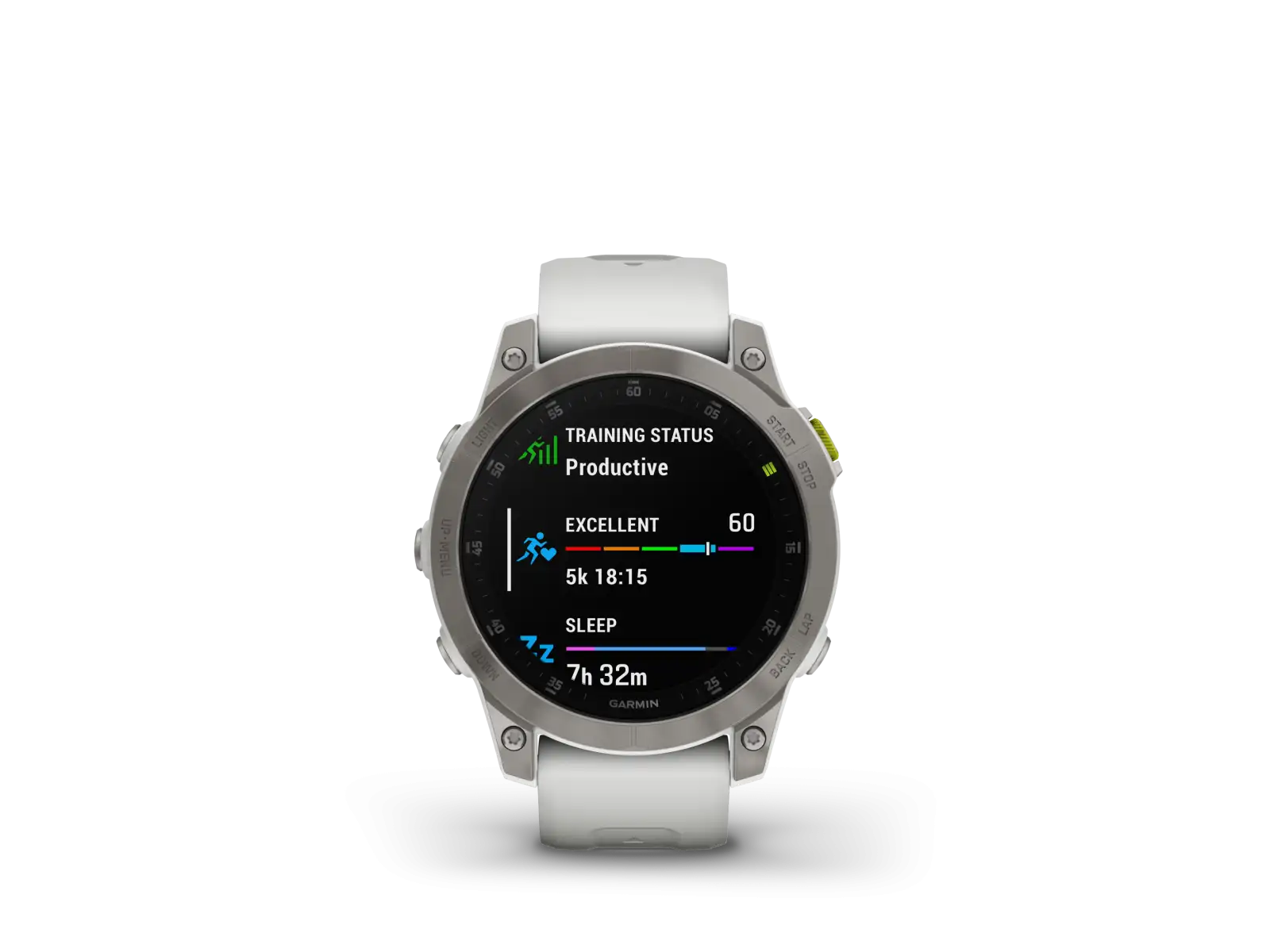 Garmin Epix Generation 2 Sapphire Edition Smartwatch Titanium/Weiß
