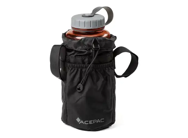 Acepac Fat Bottle Bag MKIII Flaschentasche für 1 l Schwarz