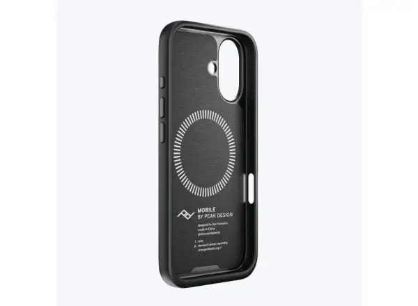 Peak Design Mobile Everyday Fabric Case iPhone 16 Hülle für Mobiltelefon Kohle