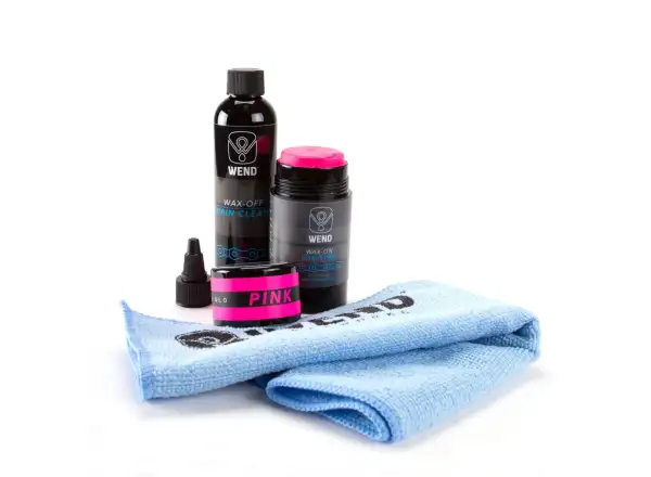 Wend Reiniger und Wachs für die Kette Kit rosa