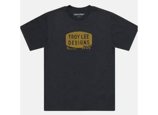 Troy Lee Designs Stamp Kurzarmshirt Black Heather