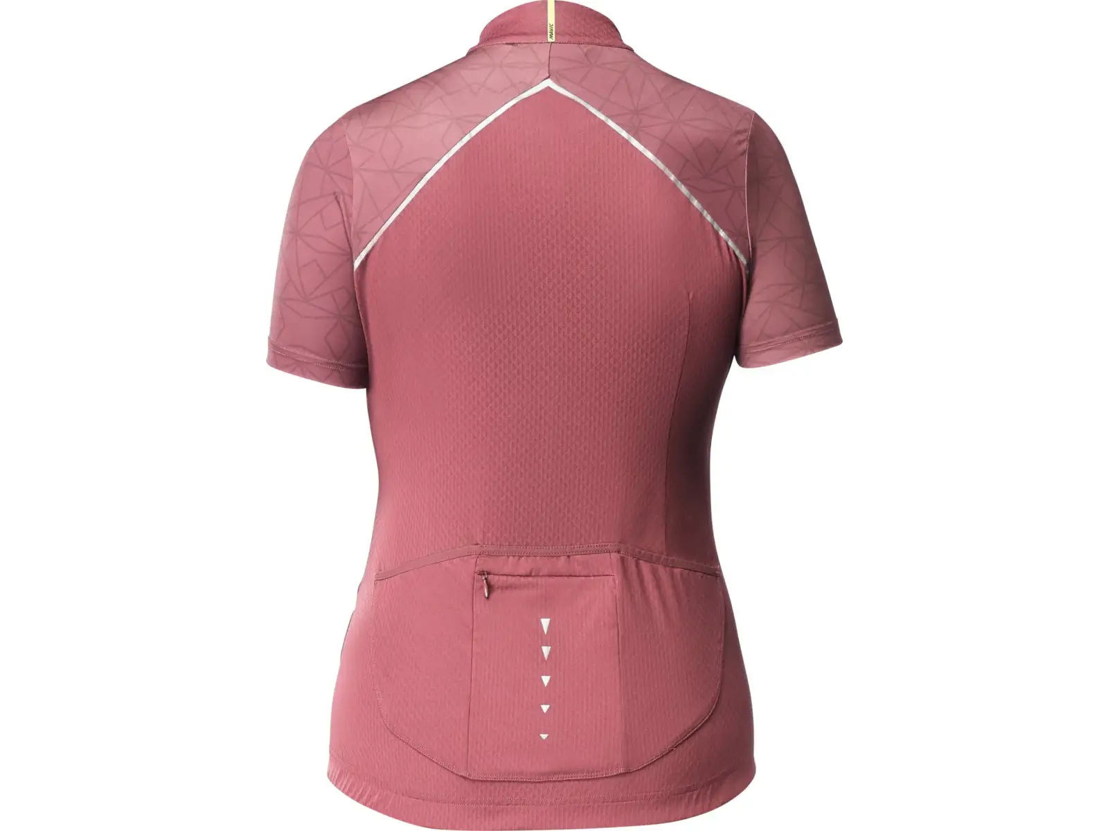 Mavic Sequence Damen-Trikot mit kurzen Ärmeln Earth Red