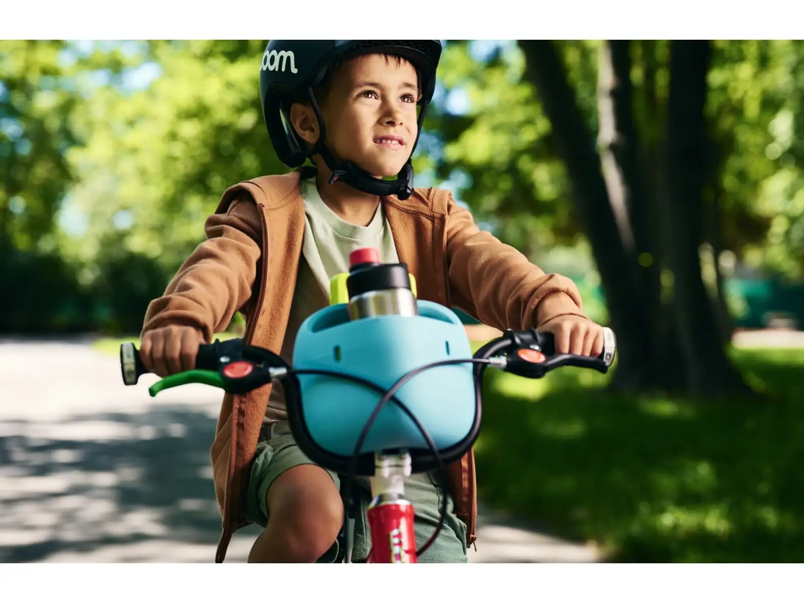 Woom POP Fahrradkorb Gum Blue