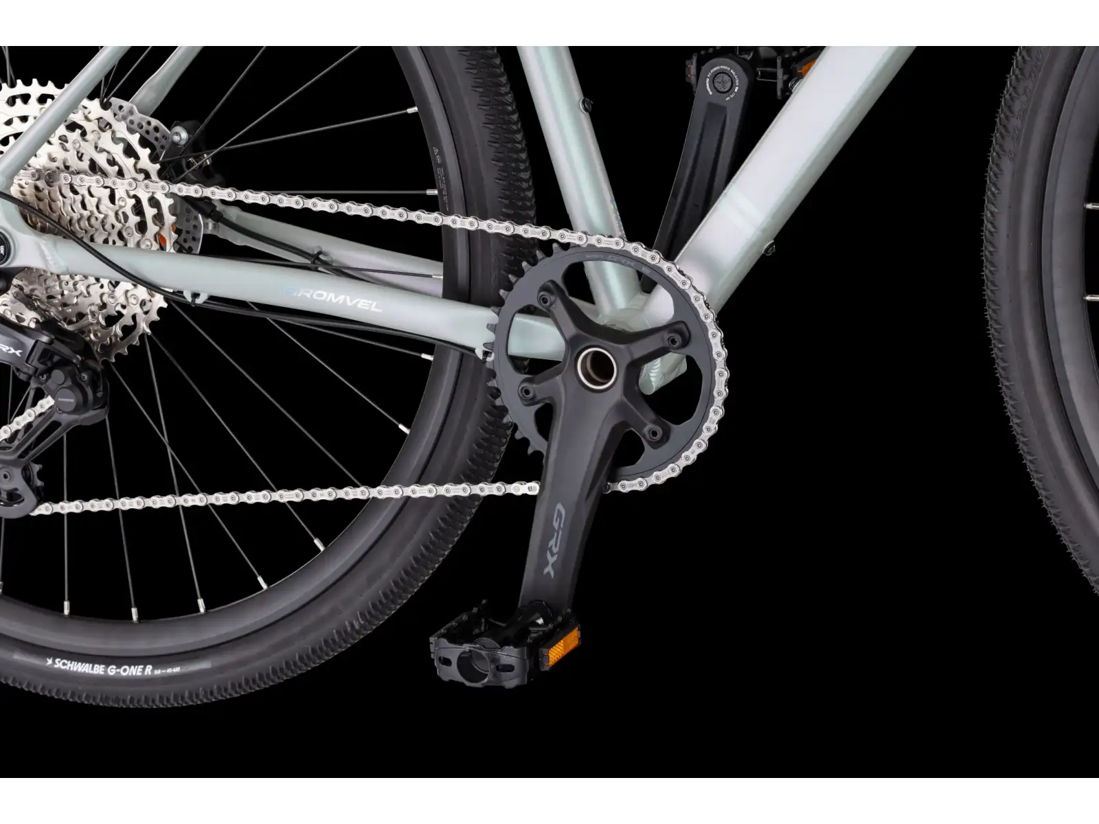 4Ever Gromvel Elite Gravelbike Ghost pearl