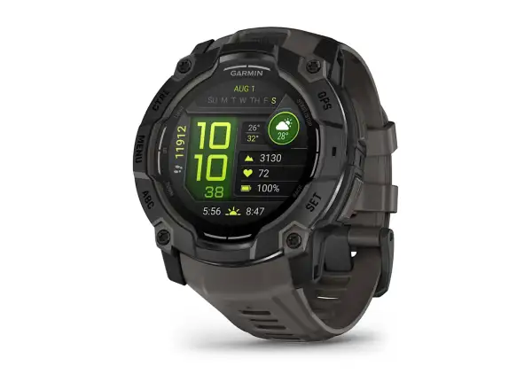 Garmin Instinct 3 Amoled 50 mm Smartwatch Black/Charcoal Armband