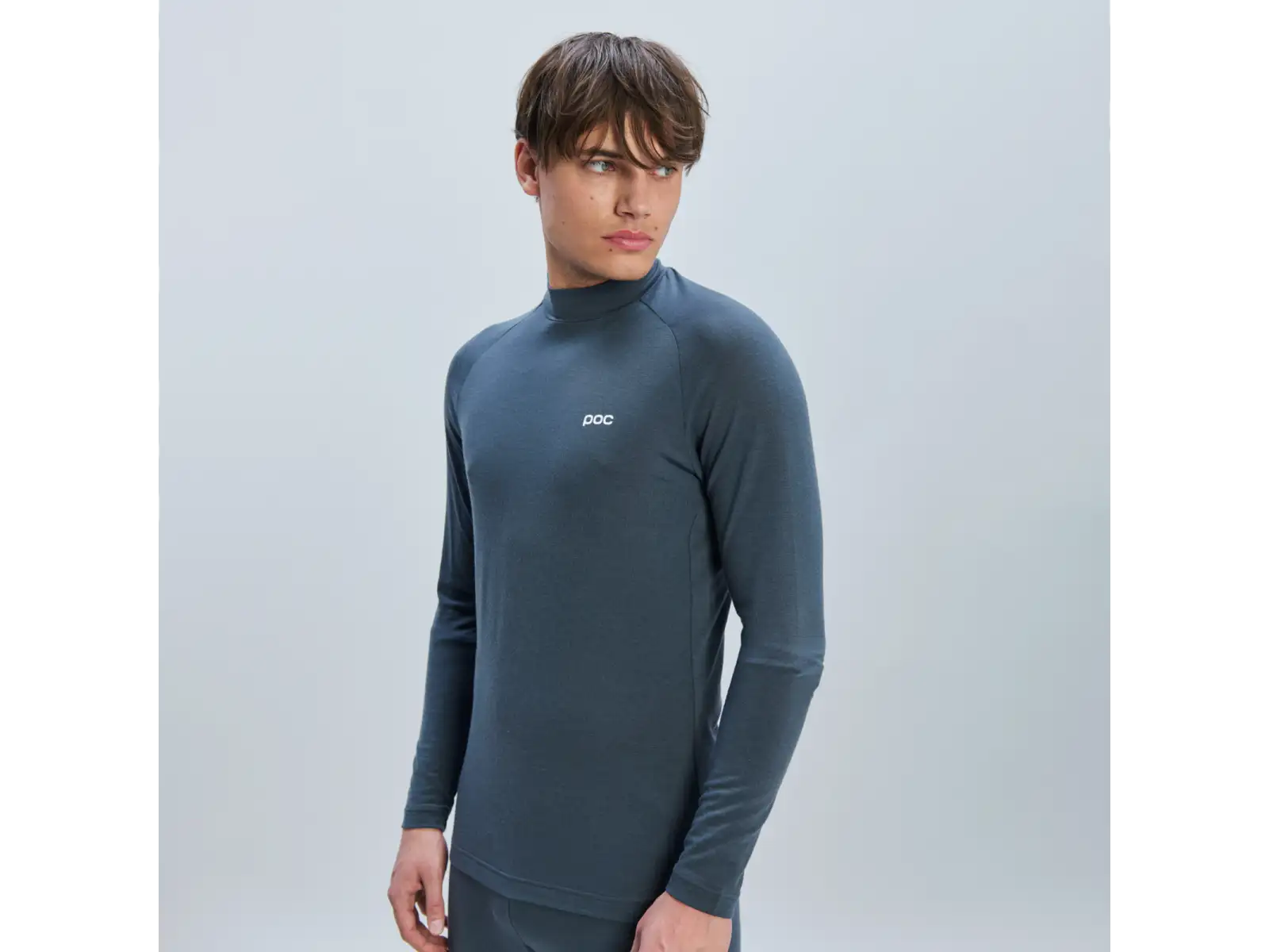 POC Layer Merino Herren Unterhemd langer Ärmel Sylvanitgrau