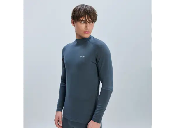 POC Layer Merino Herren Unterhemd langer Ärmel Sylvanitgrau