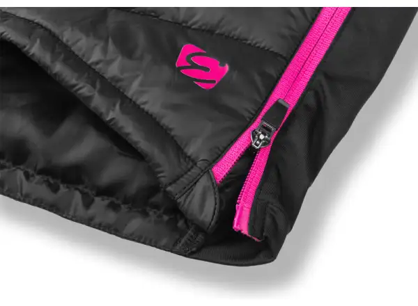 Etape Alaska gefütterter Damenrock schwarz/rosa