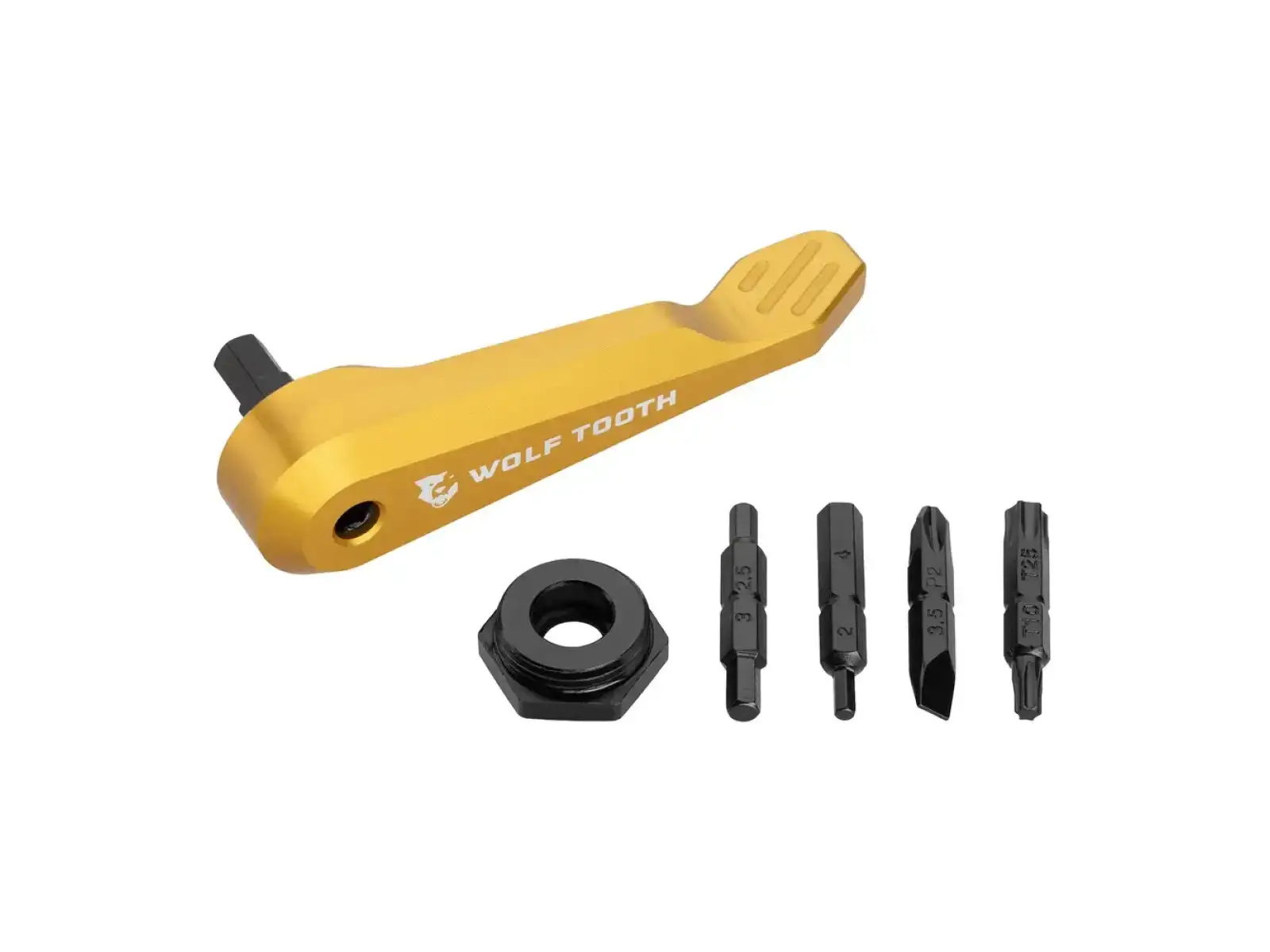 Wolf Tooth Werkzeug Axle Handle Multi-Tool gold