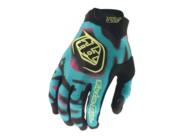 Troy Lee Designs Air Membrane Kinderhandschuhe Black / Glo Yellow