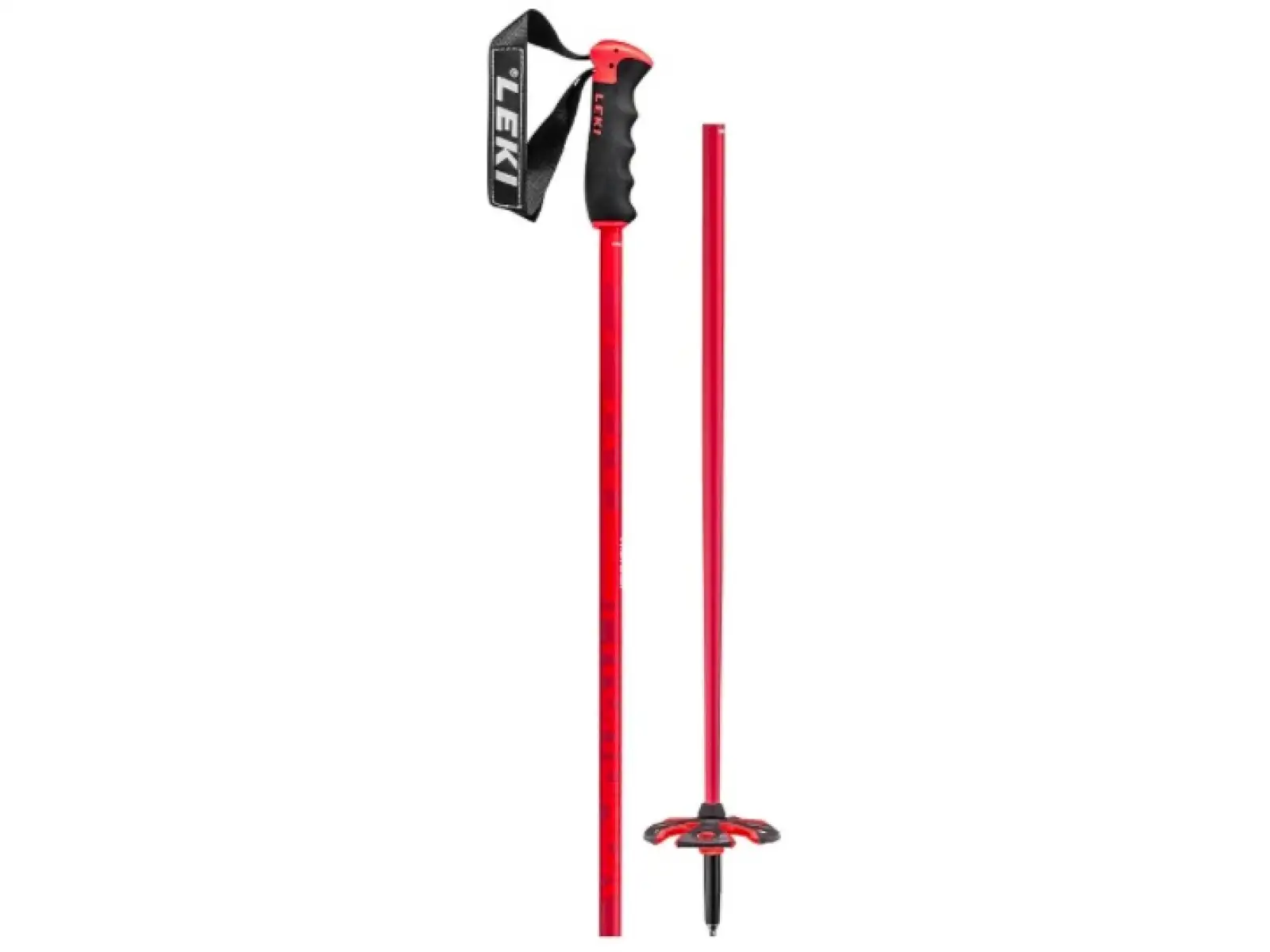 Leki Pitch Back Ski Poles Rot/Neonrot/Weiß
