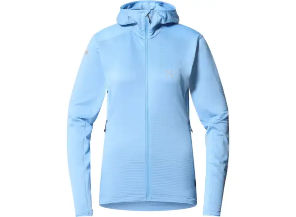 Haglöfs L.I.M Mid Multi Hood Damen Kapuzenpullover hellblau