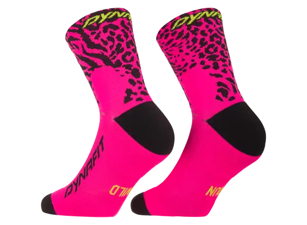 Dynafit Run Wild Mid Laufsocken Pink Glo/0910