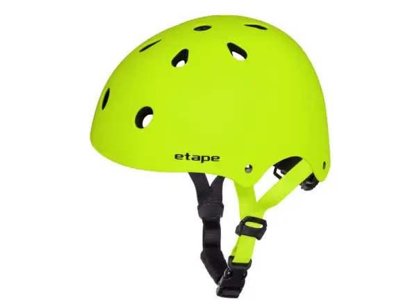 Etape Caddy Kinderhelm gelb fluo matt