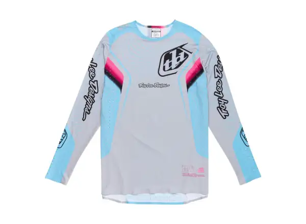 Troy Lee Designs Sprint Ultra Optic Herren Trikot Langarm Mist
