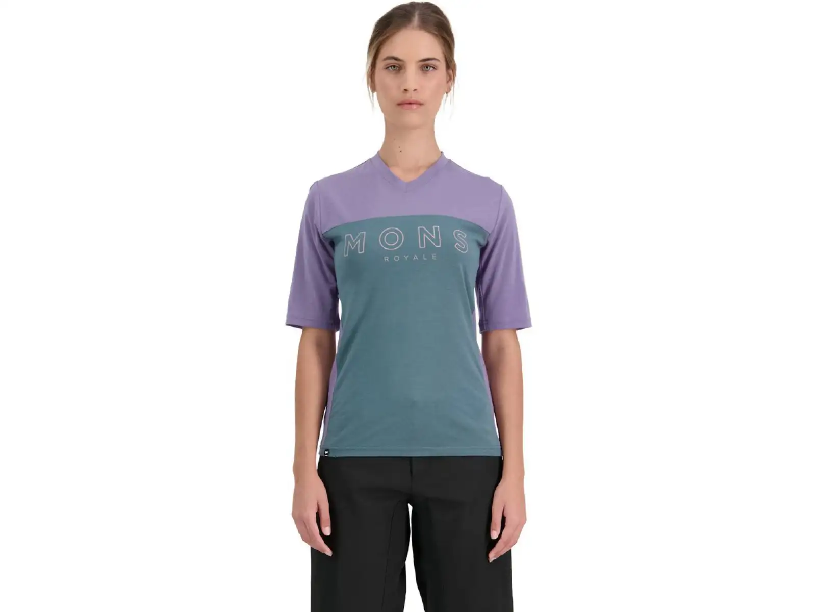 Mons Royal Redwood Enduro VT WMNS Damen Kurzarmtrikot Distel/Verbrannter Salbei