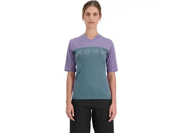 Mons Royal Redwood Enduro VT WMNS Damen Kurzarmtrikot Distel/Verbrannter Salbei