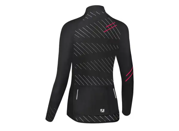 Etape Gaia 2.0 Damen Trikot Langarm schwarz/rosa