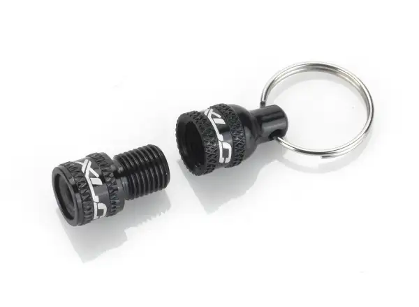 XLC PU-X07 Schlüsselanhänger Adapter von Schrader- auf Autoventil schwarz