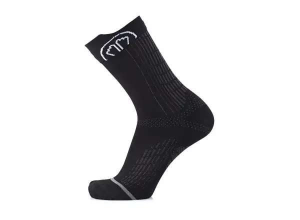 Sidas Run Anatomic Crew Laufsocken schwarz