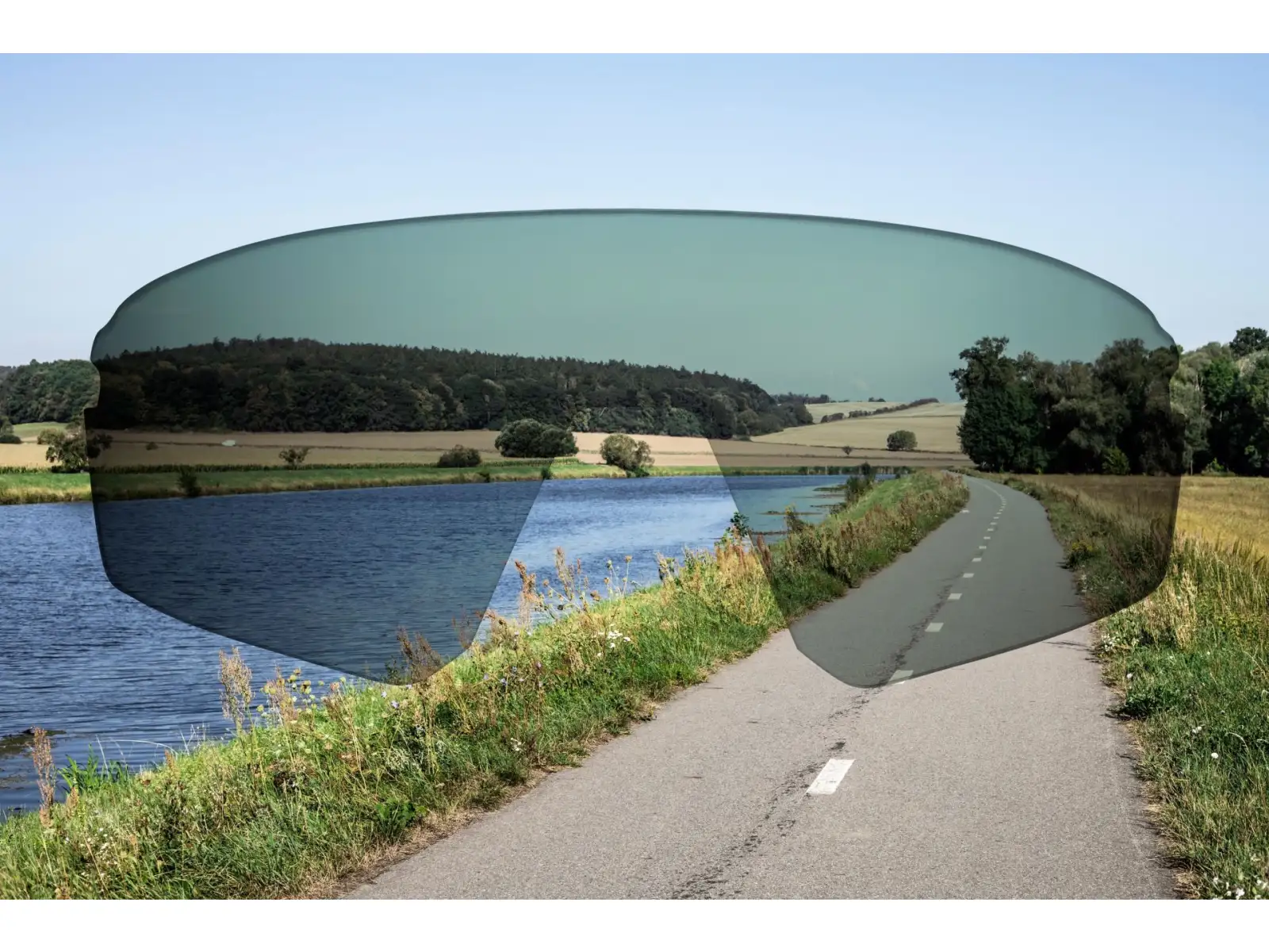 Force Mantra Ersatzglas in Spiegelblau