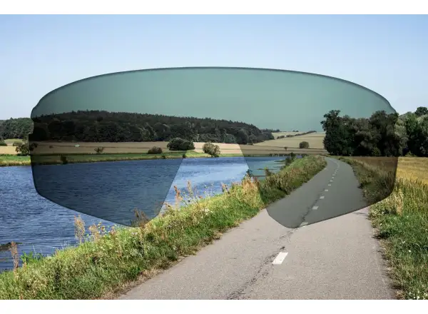 Force Mantra Ersatzglas in Spiegelblau