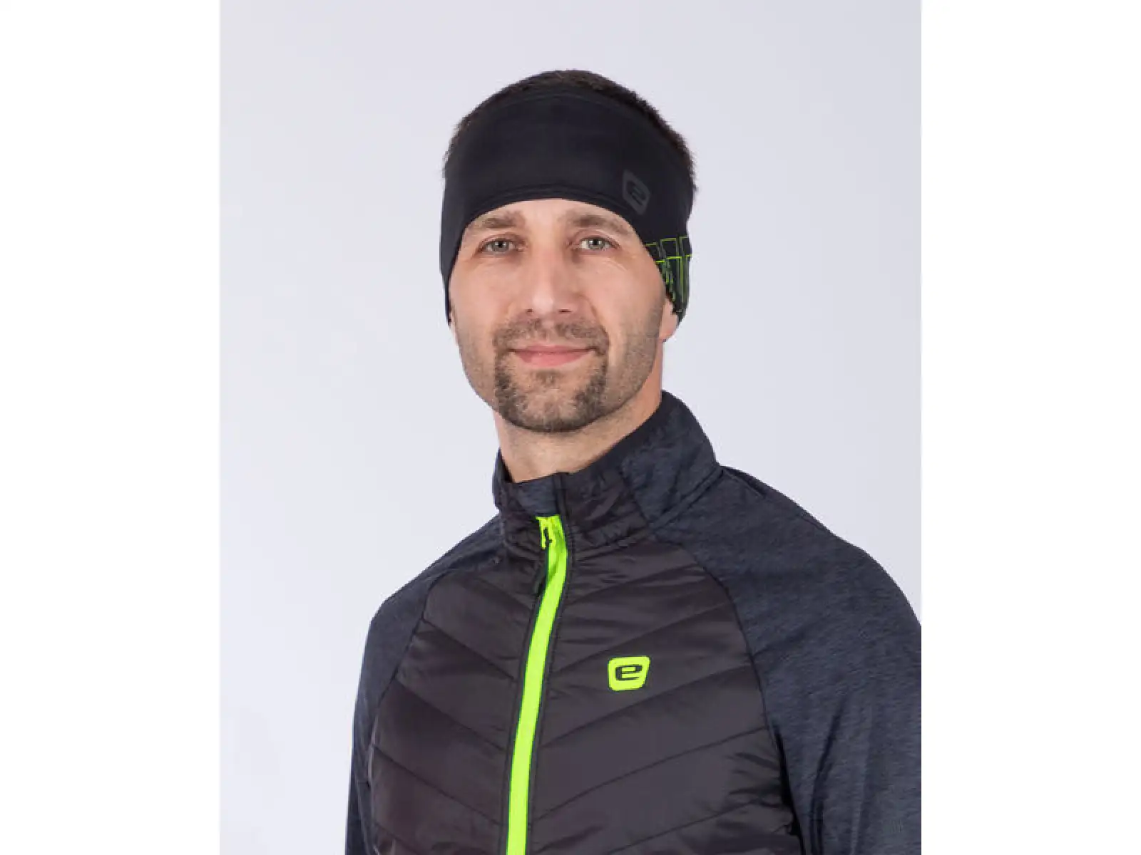 Etape Stix Stirnband schwarz/gelb fluo
