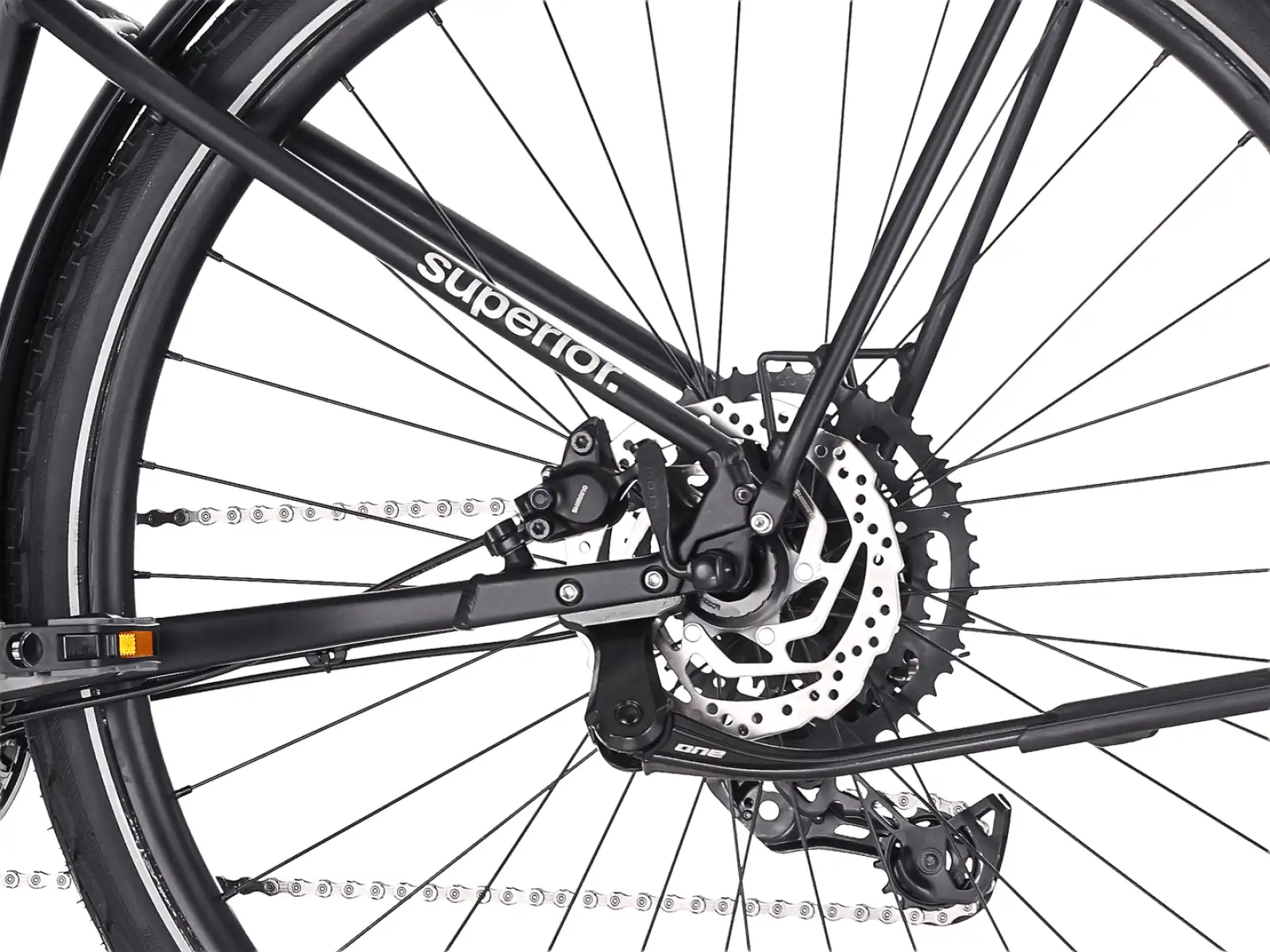 Superior Blox 6.4 T Stadtfahrrad mattschwarz