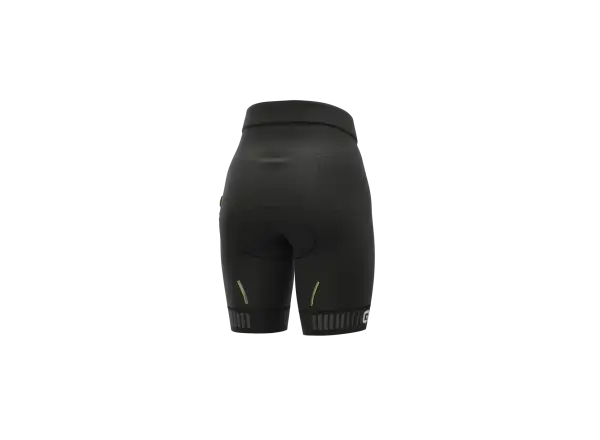 Damen Fahrradhose Alé Solid Traguardo mit Polster Schwarz