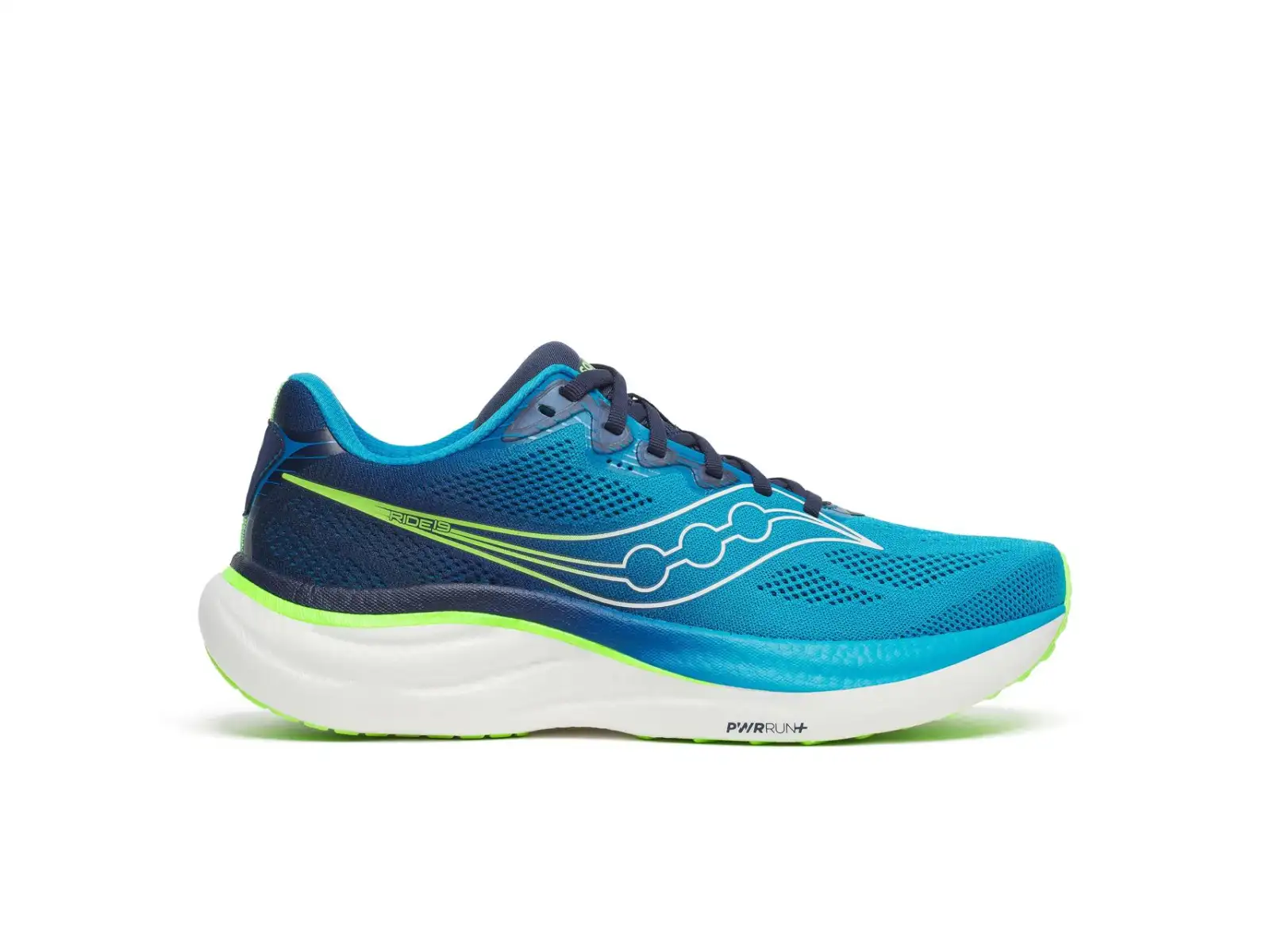 Saucony Ride 19 Herren Laufschuhe Cobalt/Slime