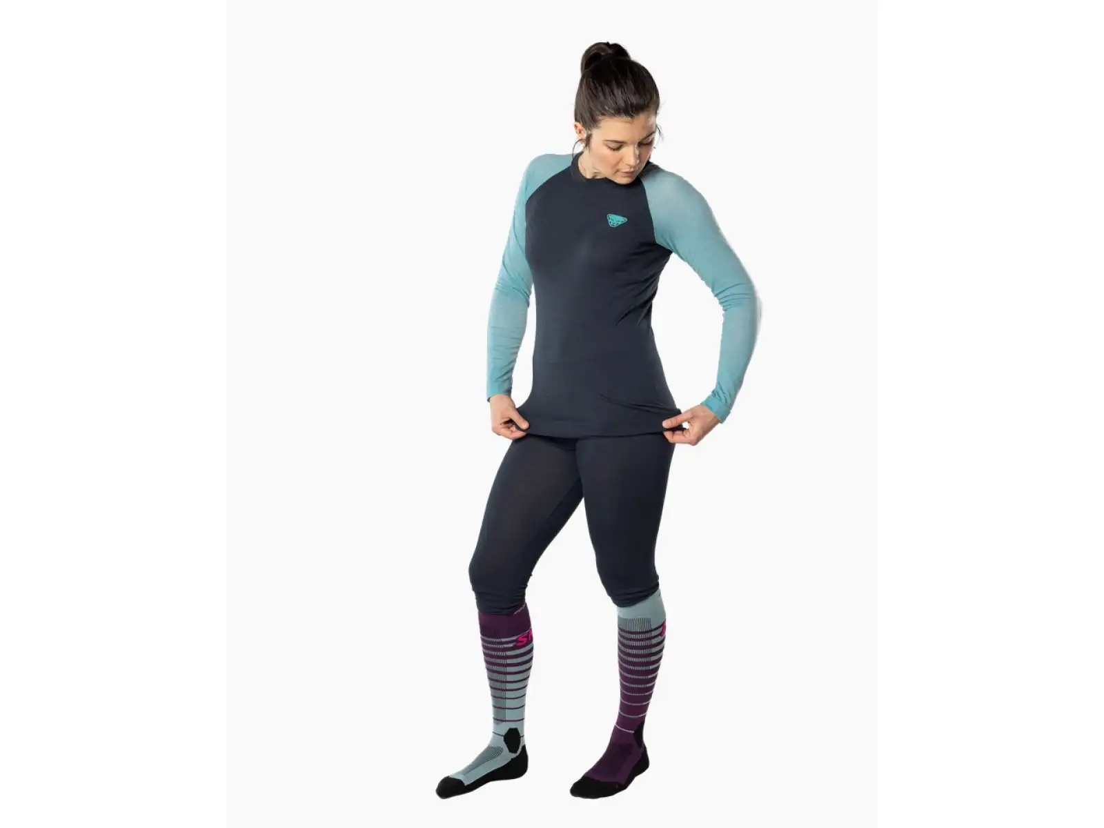 Dynafit Tour Light Merino Damen Langarmshirt Marineblau