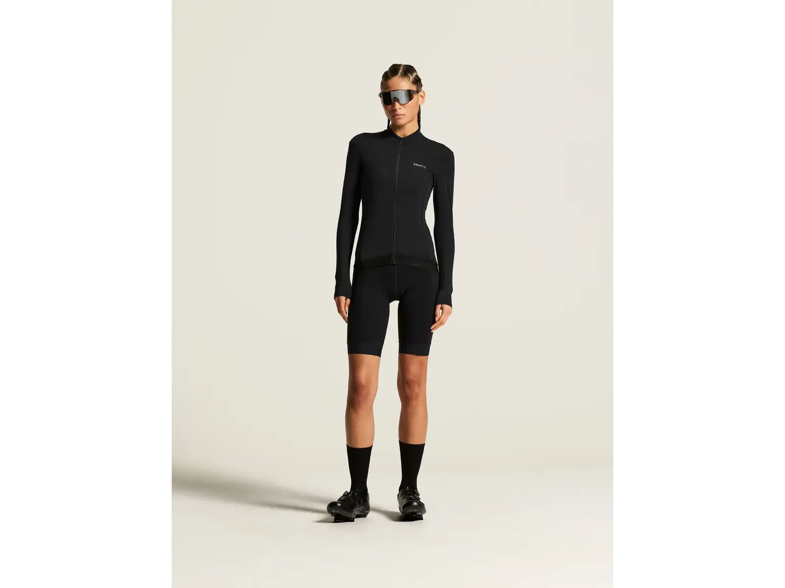 Craft Endur Training Damen-Trikot Langarm schwarz