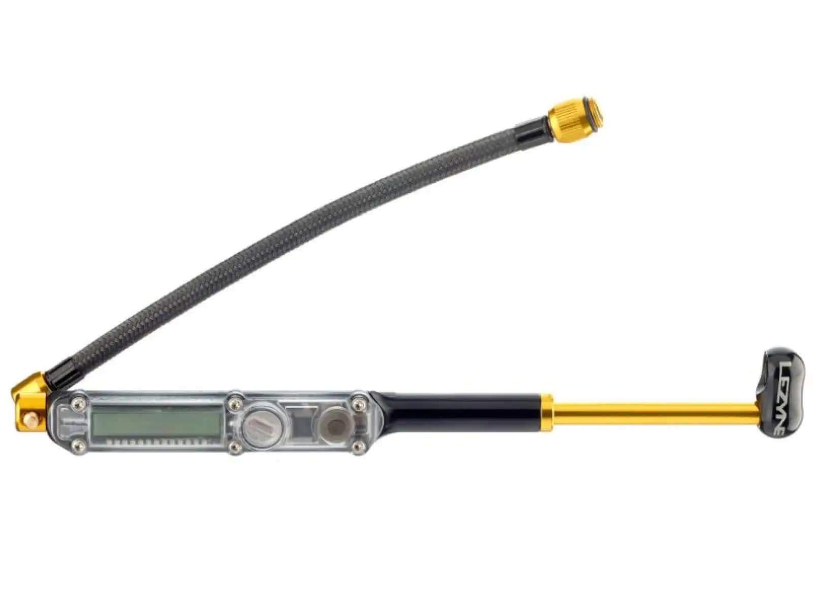 Lezyne Digital Shock Drive Pumpe Schwarz/Gold