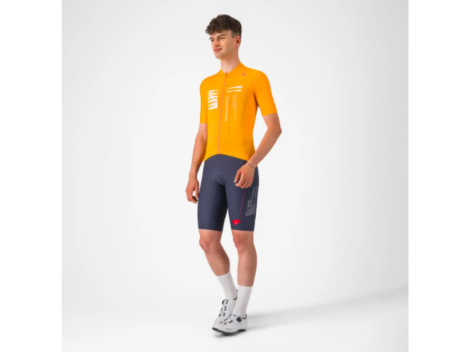 Castelli Espresso R-A/D Herren Trikot kurzarm Vivid Orange