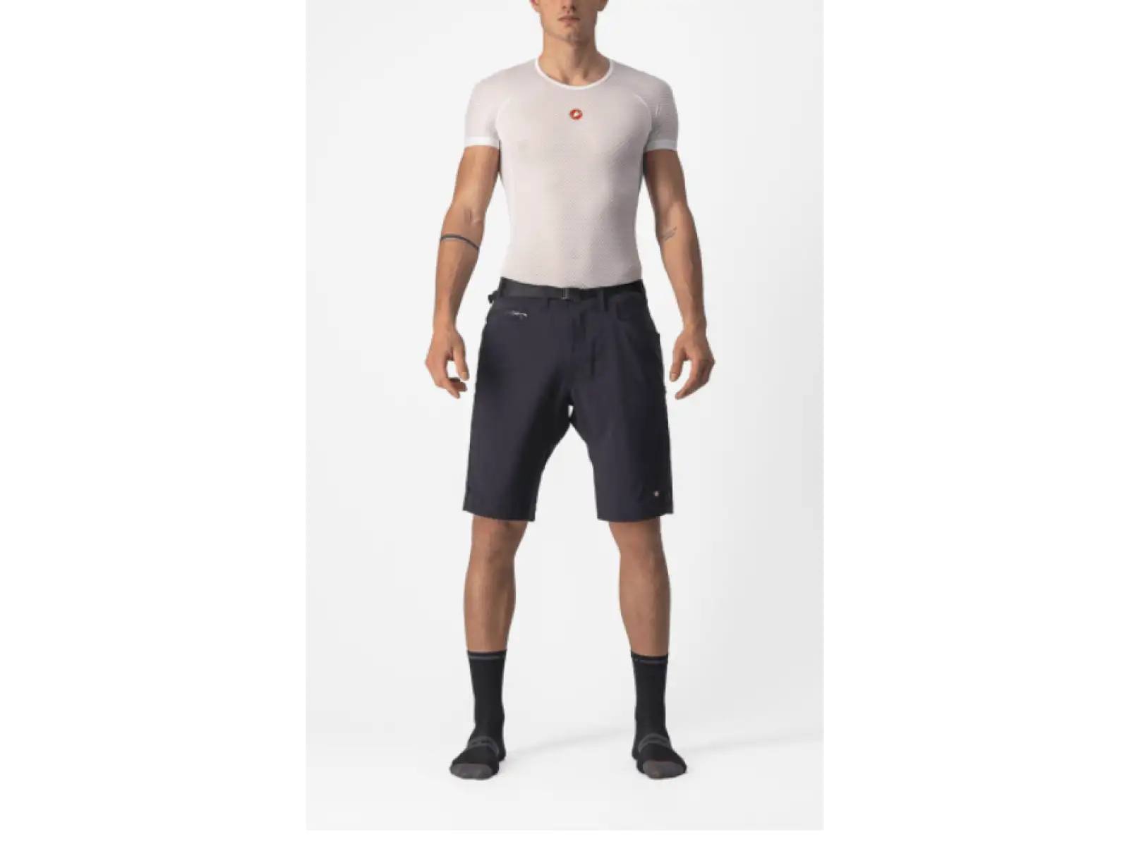 Castelli Unlimited Trail lockere Herrenshorts ohne Innenfutter schwarz