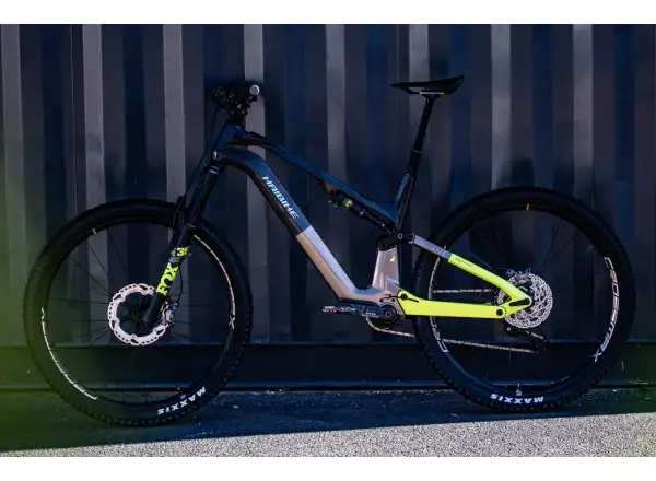 Haibike Lyke CF 11 430Wh vollgefedertes E-Bike Carbon/Sand/Lime Gloss