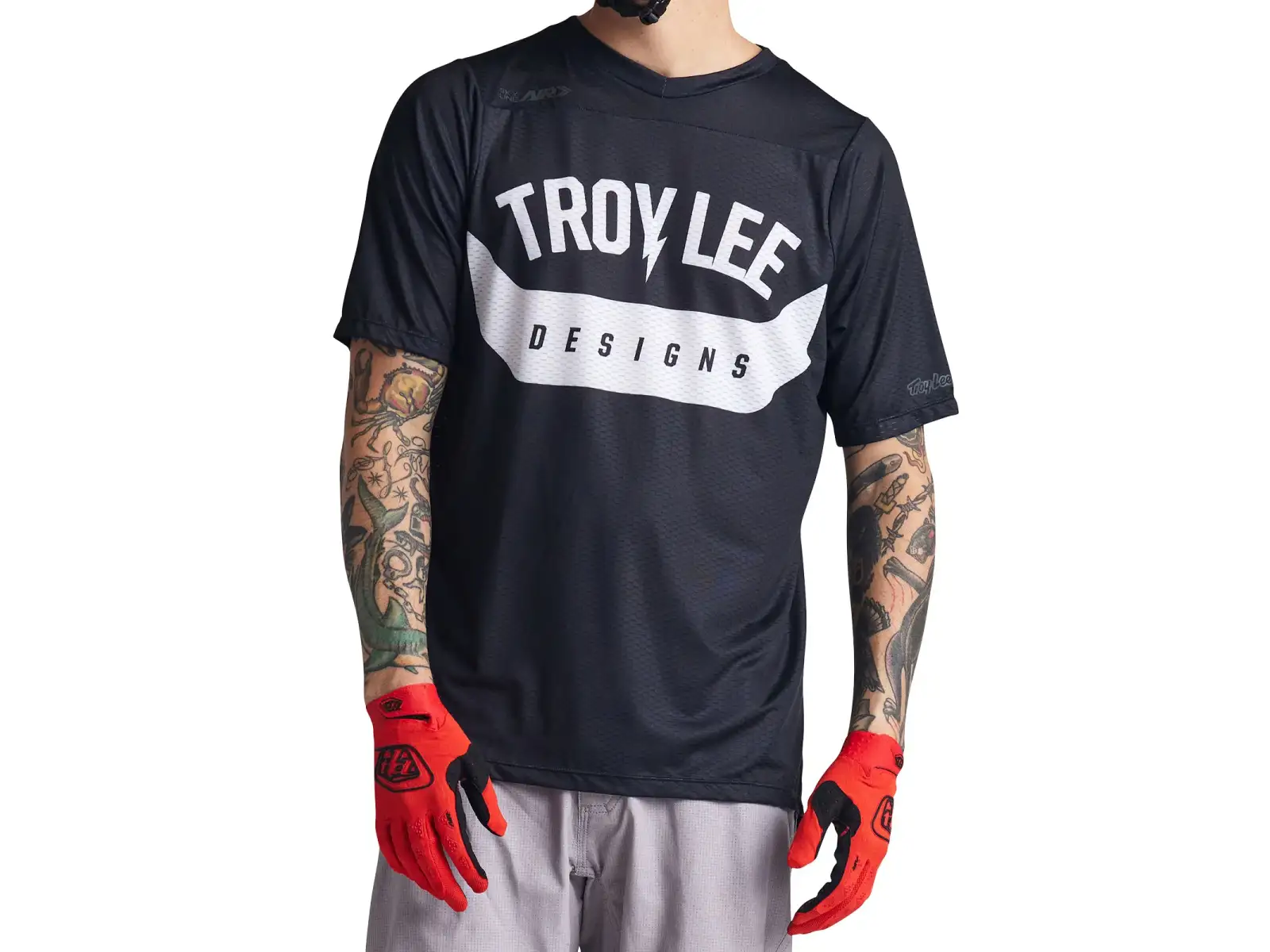 Troy Lee Designs Skyline Air Herren-Trikot kurzarm Aircore Schwarz