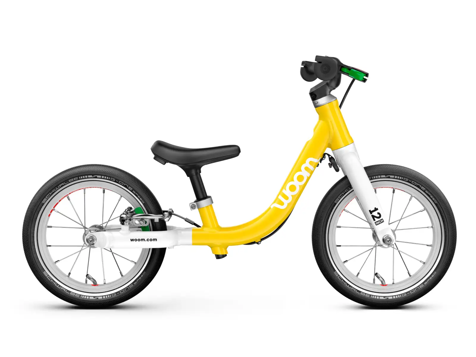 Woom GO 1 Vibrant Yellow 12 Kinderlaufrad