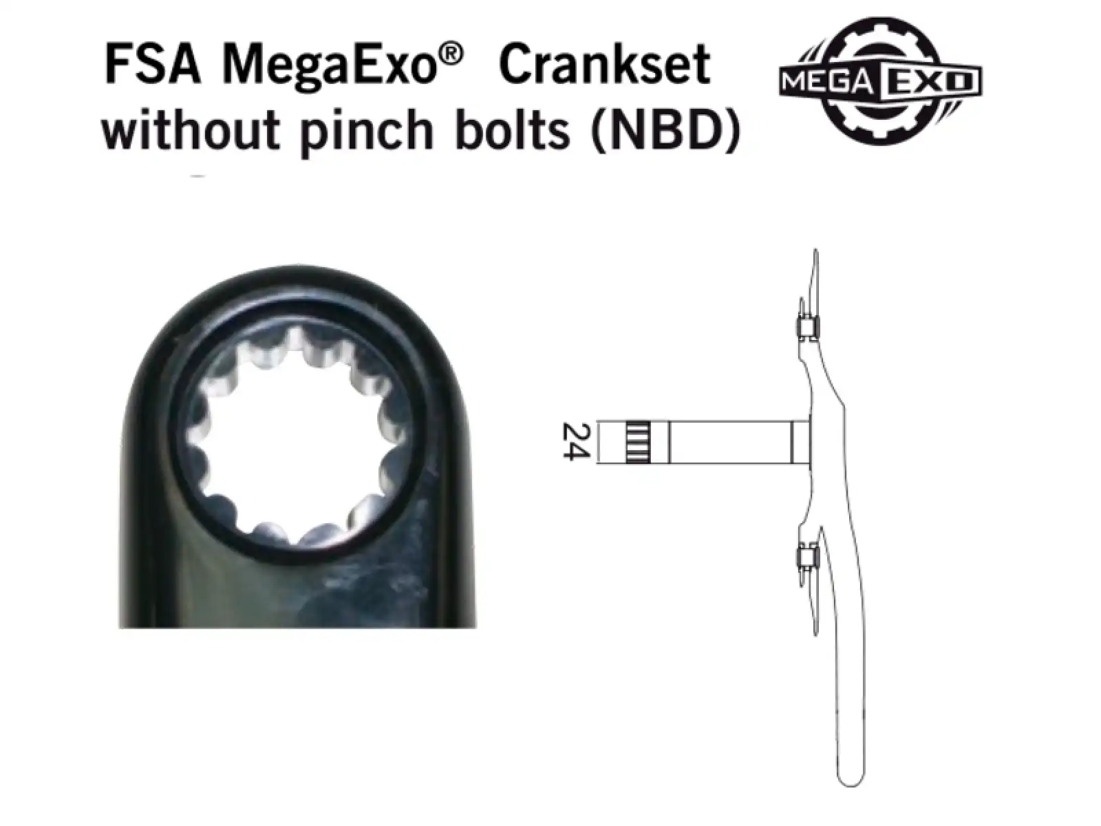 FSA Innenlager BB386 für Kurbeln mit 24 mm Achse.