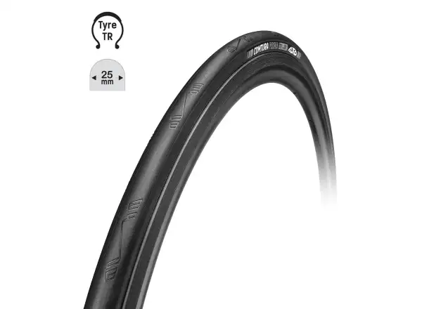 Tufo Comtura Prima TR 25 25-622 Straßenreifen mit Kevlar in Schwarz