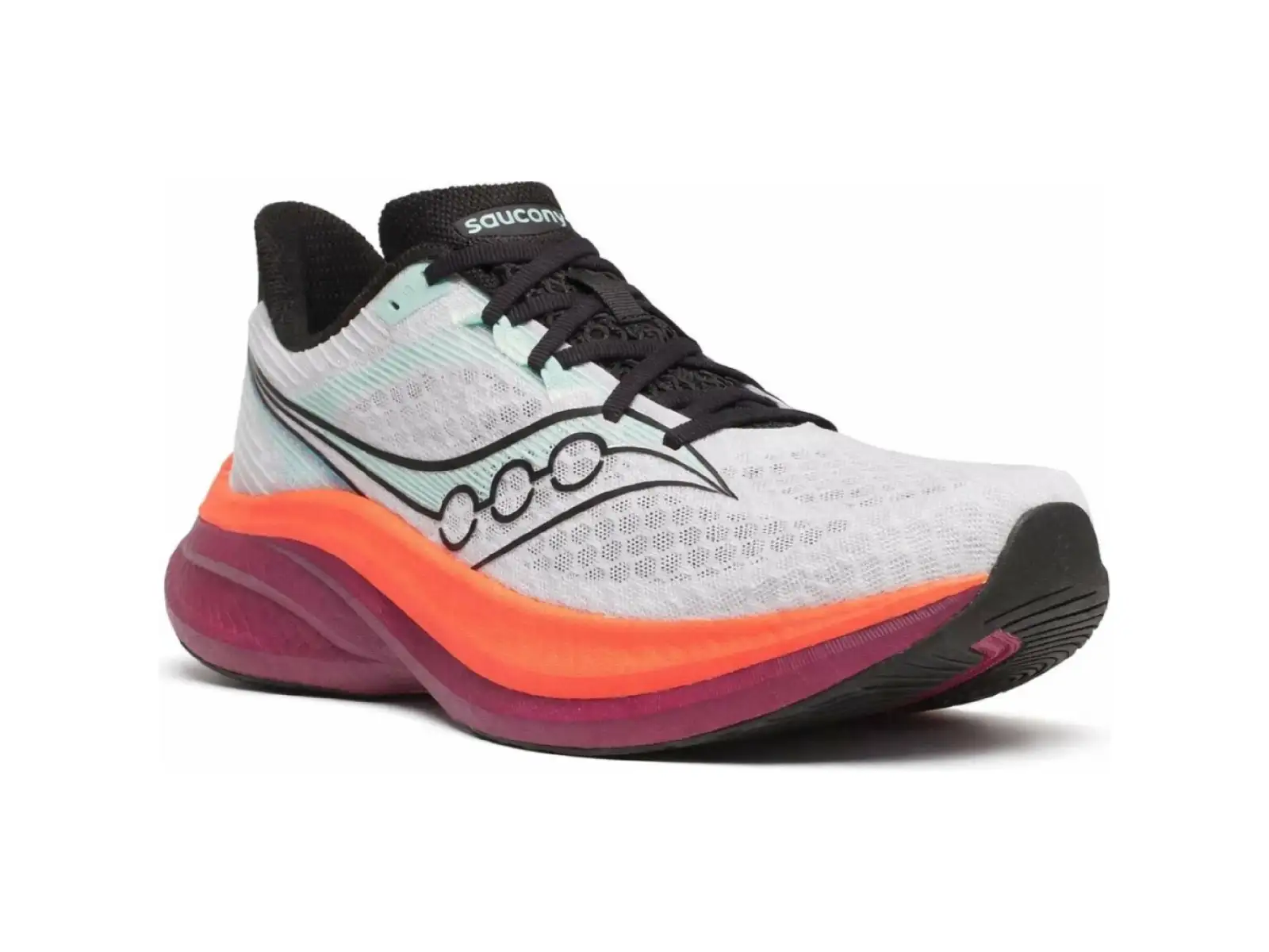 Saucony Endorphin Speed 5 Herren Laufschuhe White/Crimson