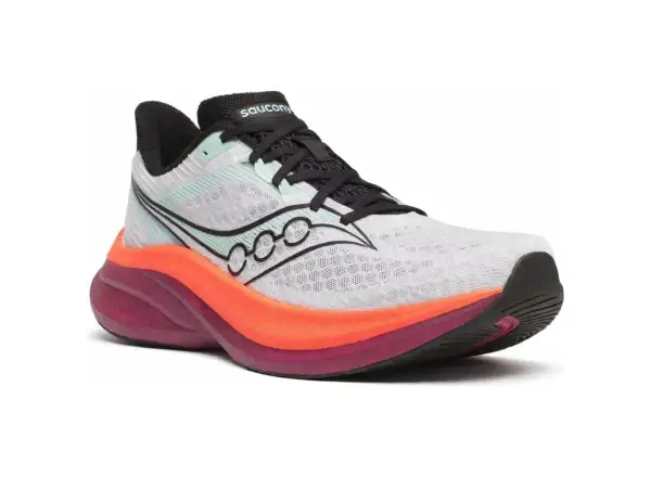 Saucony Endorphin Speed 5 Herren Laufschuhe White/Crimson
