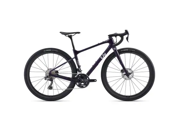 Liv Devote Advanced Pro Damen-Gravel-Bike in Dunkelviolett