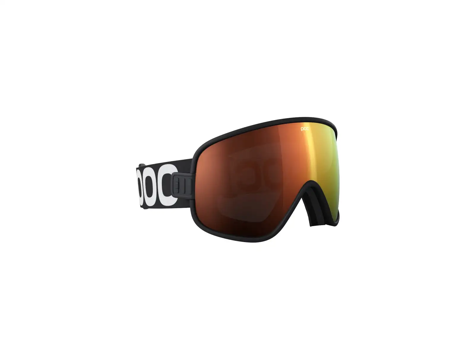 POC Vitrea Mid WF Skibrille Uranium Black/Partly Sunny Orange