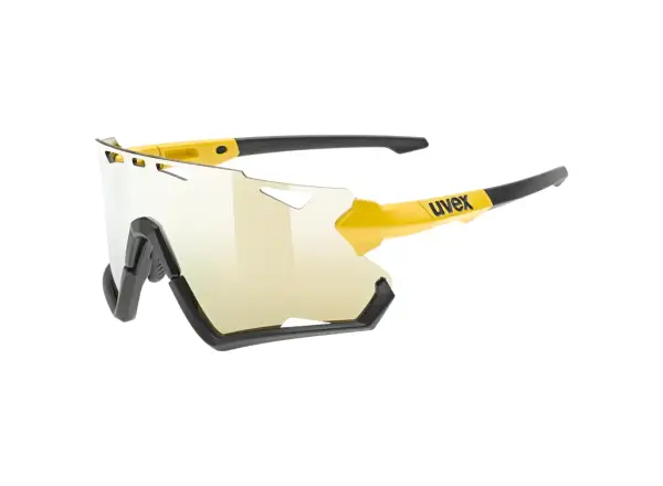 Uvex Sportstyle 228 Fahrradbrille Sunbee Black Mat/Mirror Yellow