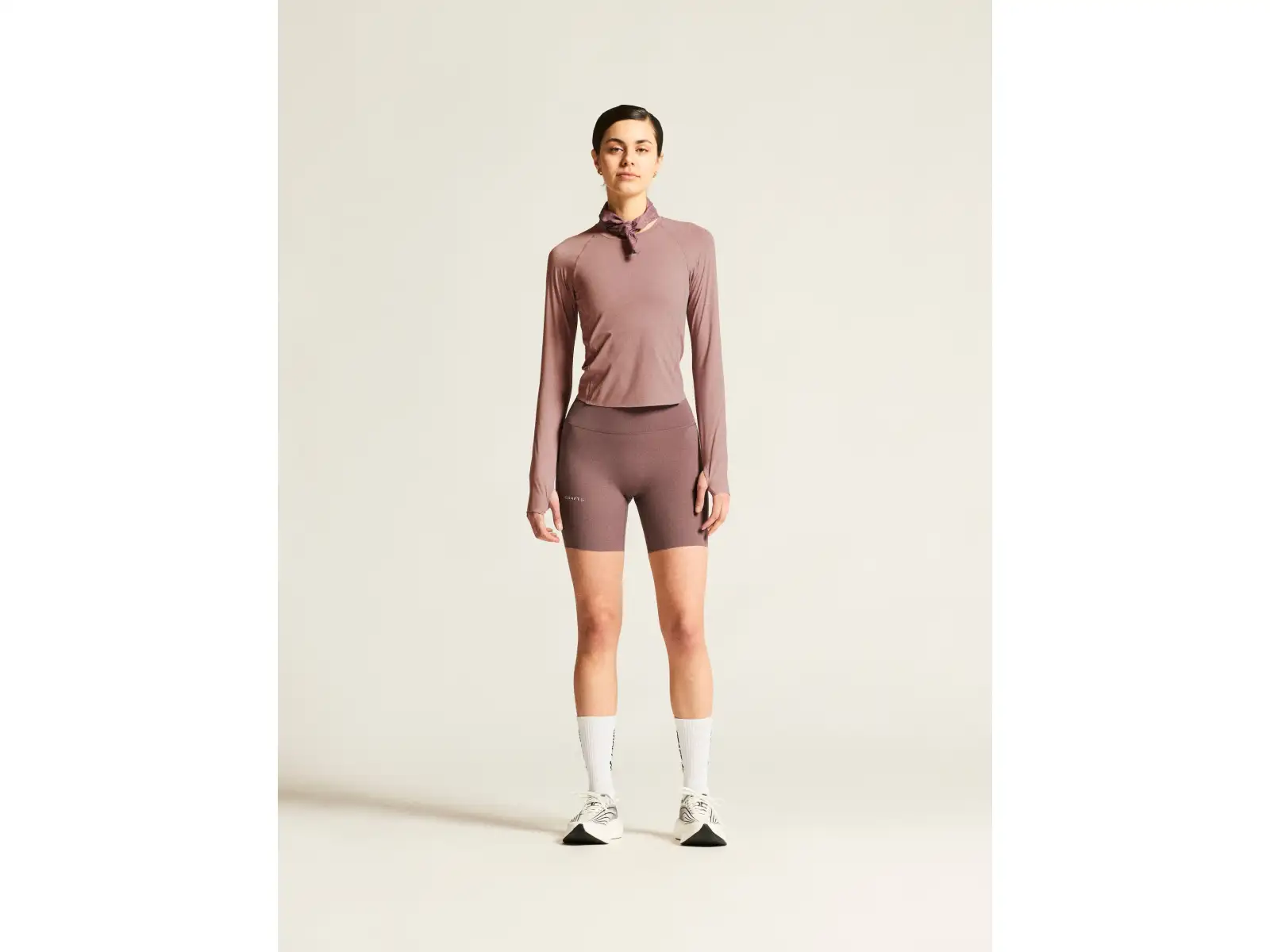 Craft Hypervent Tight Damen Langarmshirt violett