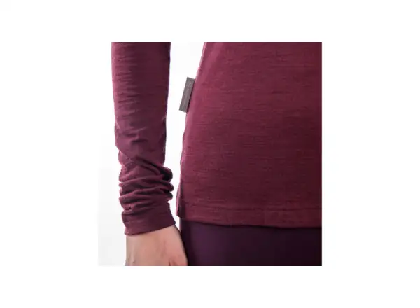 Sensor Merino Air PT Hills Damen Langarmshirt Port Red