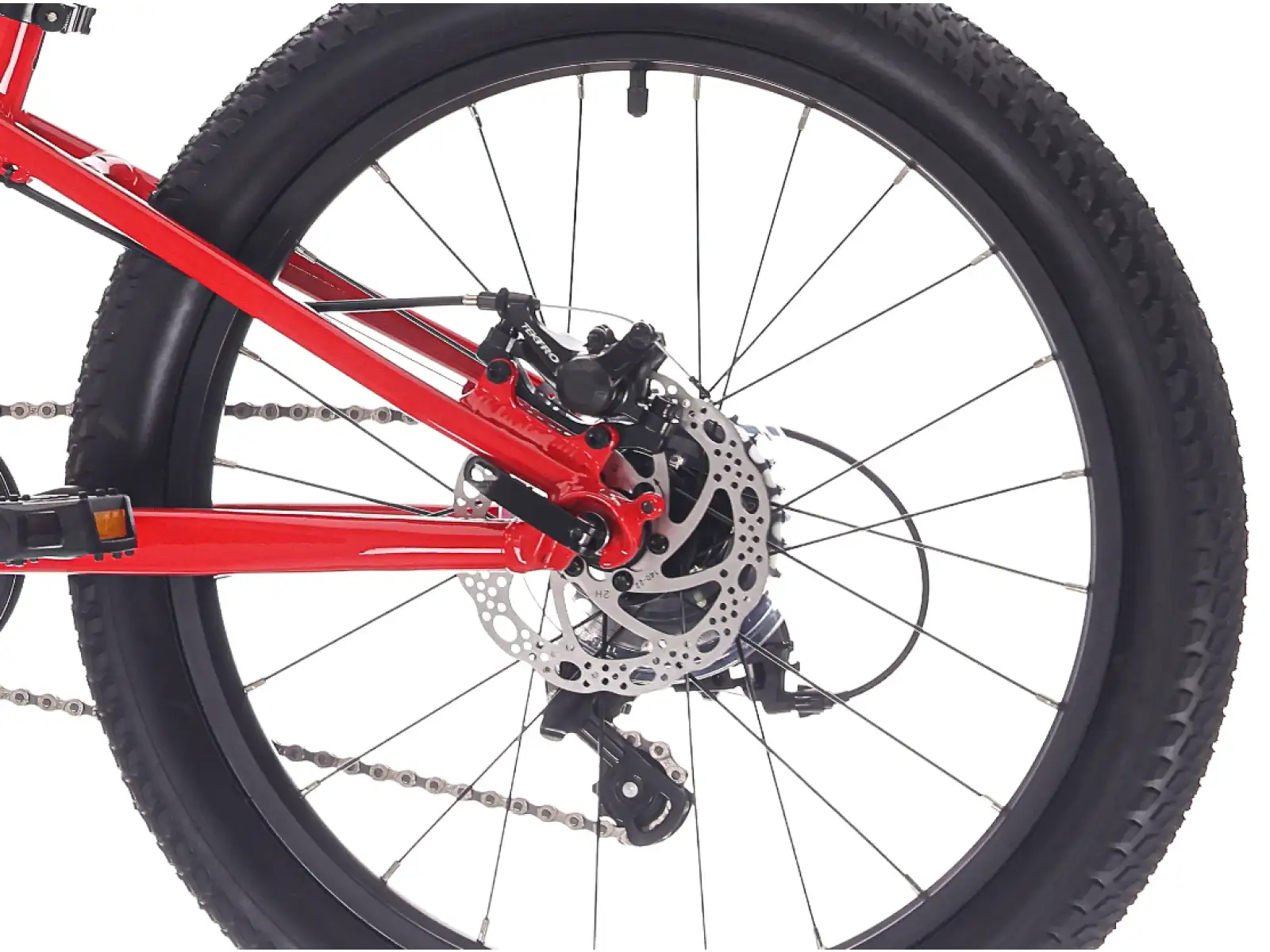 Rock Machine RIFF Tr 20 Kinderfahrrad Gloss Fire Red