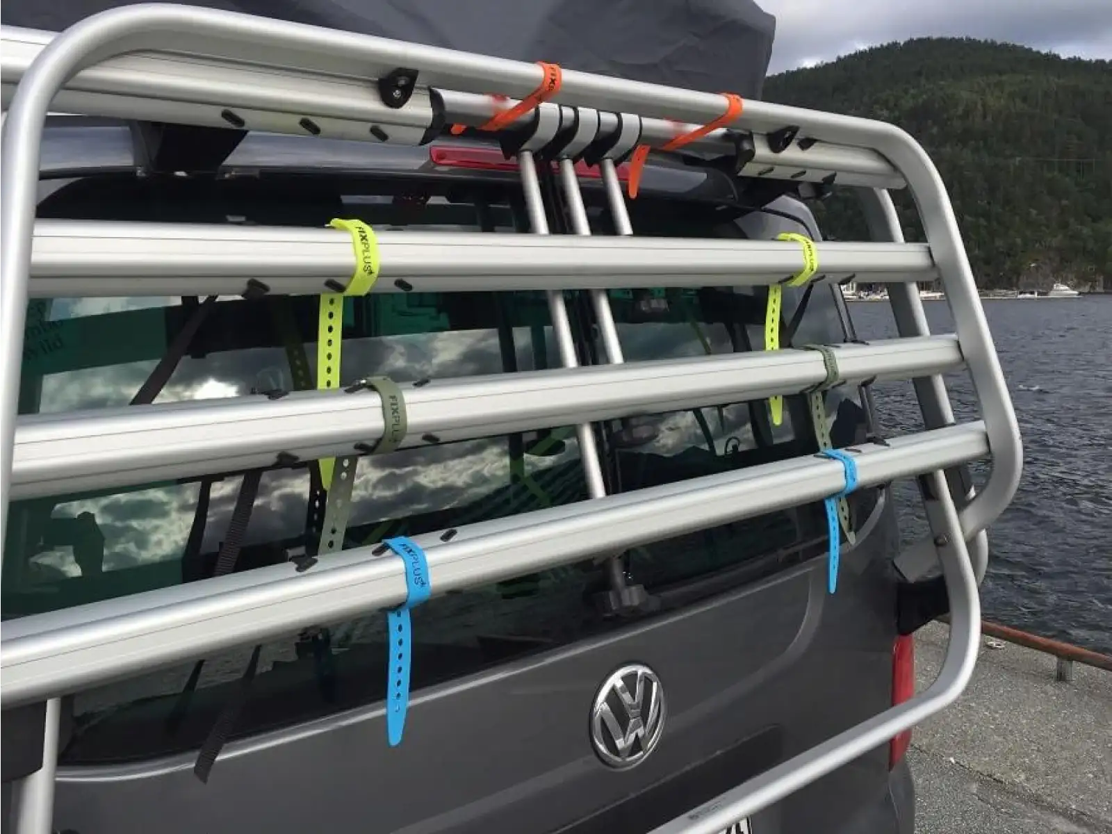 Fixplus-Band Spanngurt 230 mm schwarz 2 Stück