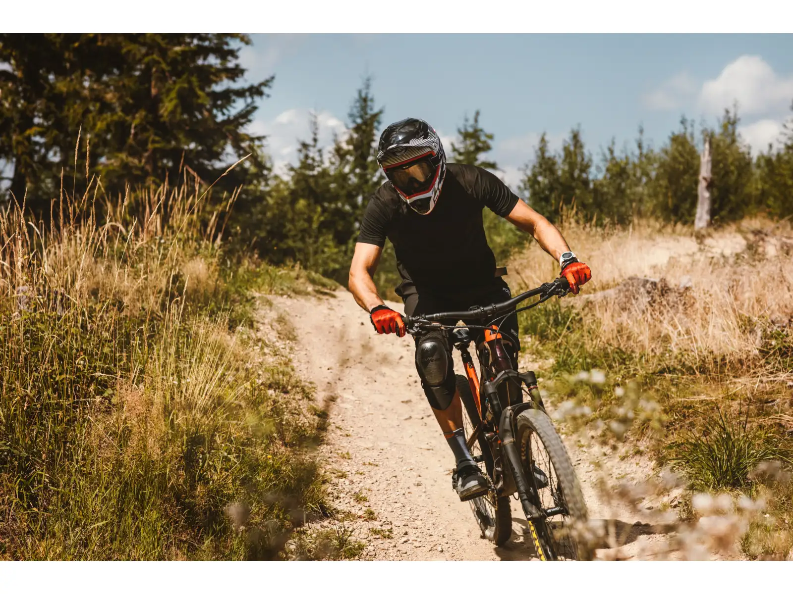 Force MTB Mount Herren Trikot kurzarm schwarz